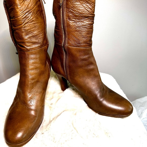 Coach soft leather heeled boot - Picture 2 of 6